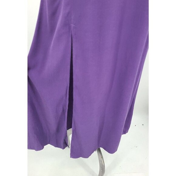 New Flynn Skye Maxi Slip Dress Womens Small Purple Rayon - Picture 2 of 6